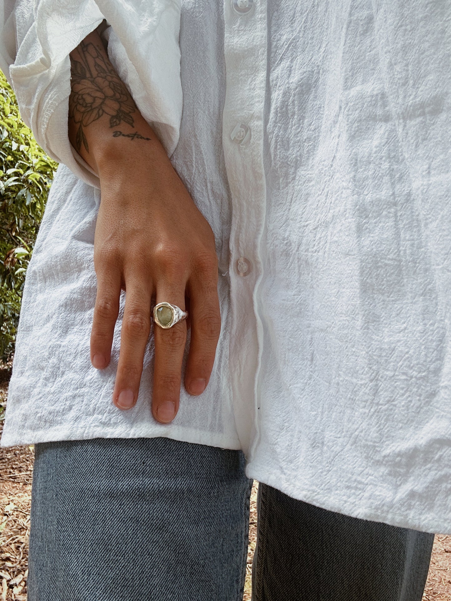 Anillo prehenita melting