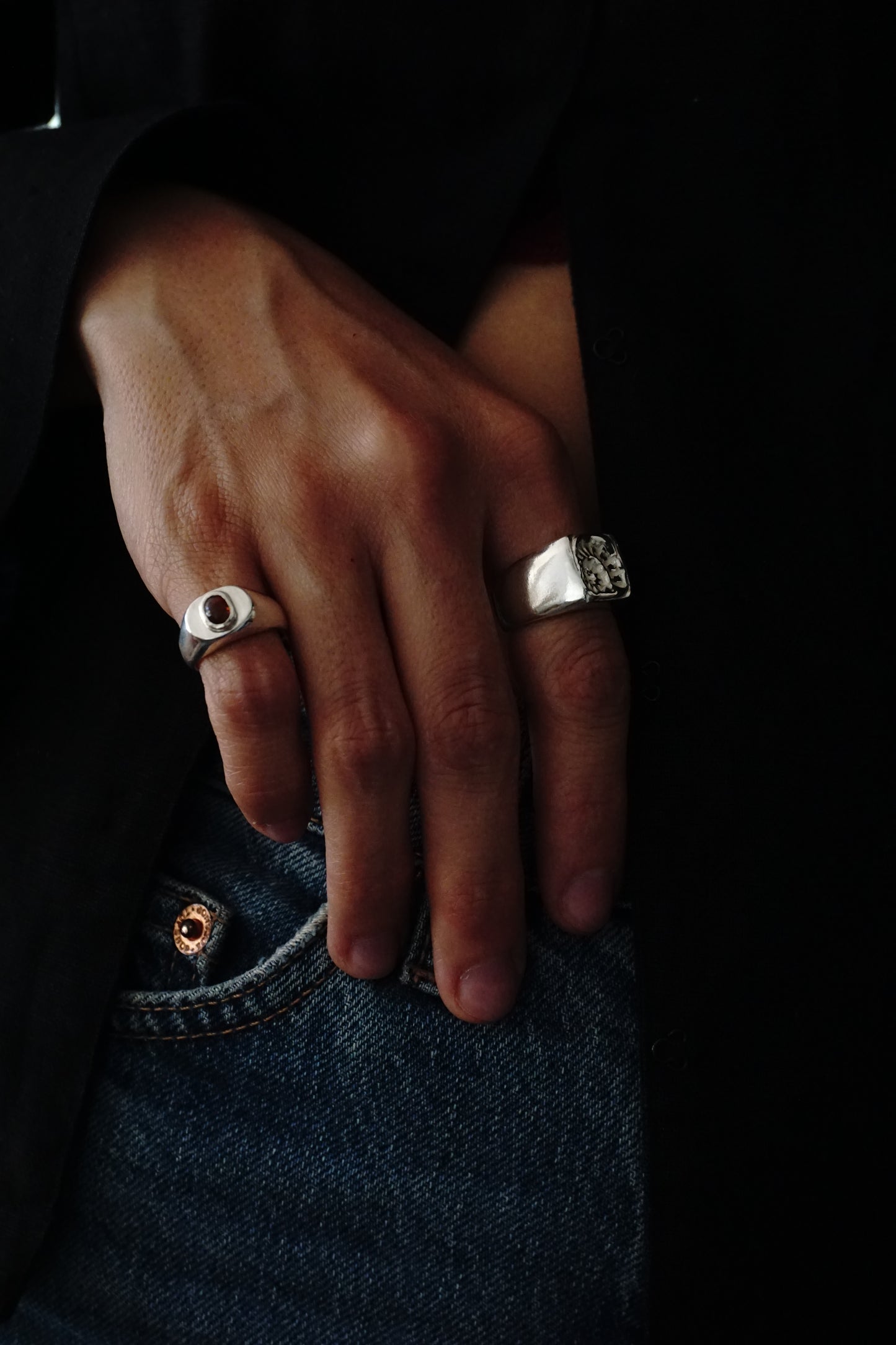 Anillo chevalier stone turmalina