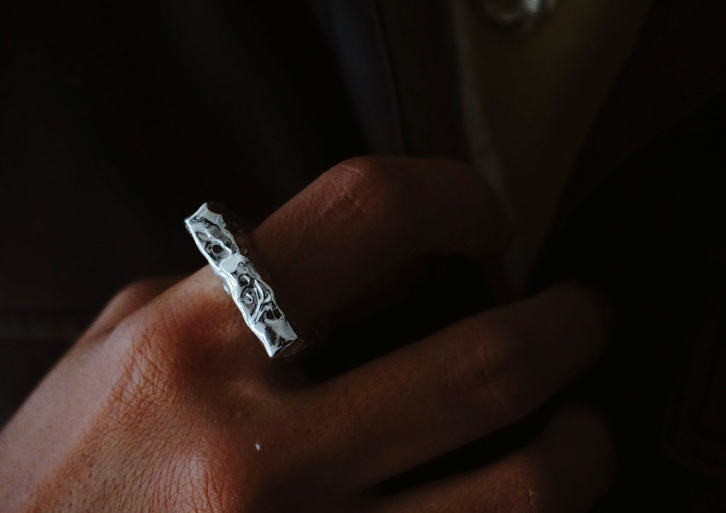 Anillo Melting Rectangular A PEDIDO