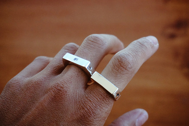 Anillo rectangular star