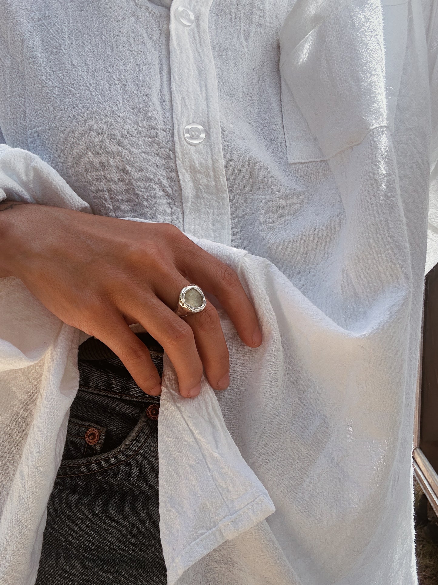 Anillo prehenita melting