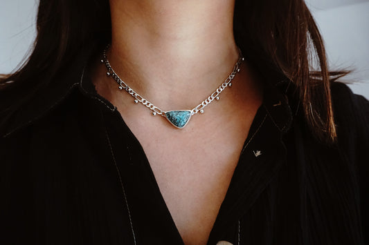 Choker turquesa